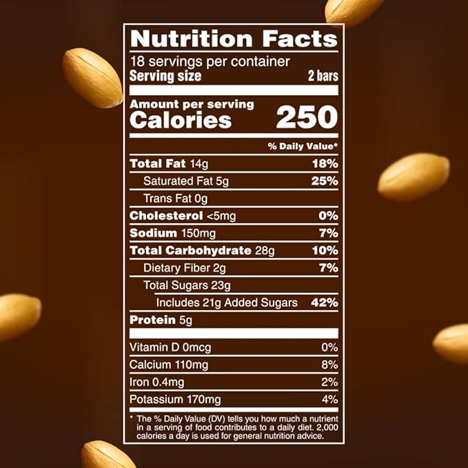 SNICKERS Crunchy Peanut Butter Squared Sharing Size Chocolate Candy Bars 3.56-Ounce Bar 18-Count Box