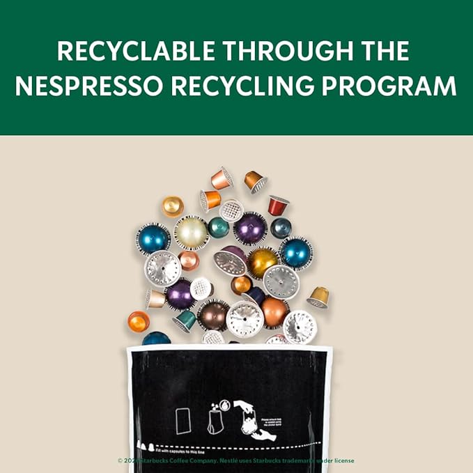 Starbucks by Nespresso Vertuo Espresso Variety Pack 40-count Espresso Pods Brews 1.35 oz.