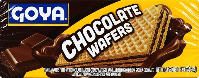 Goya Foods Chocolate Wafers 4.94 Ounce (Pack of 24)