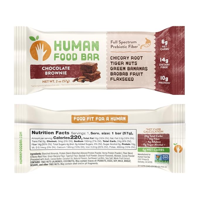Human Food Bar Sampler Pack (4 Bars)