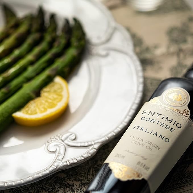 Entimio Collection Organic Italian Extra Virgin Olive Oil Gift Set from Italy 600+ to 1000+ mg/kg High in Polyphenols 2025 Gold Winner Early Harvest evoo Cold Extracted Lab Tested – 3 x 8.5 fl o