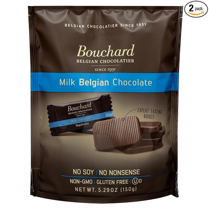 Bouchard Belgian Milk Chocolate (5.29 OZ / 150g) (Pack of 2)