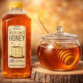 Kirkland Wildflower Honey – Family Pantry Size Liquid Sweetener 5 lb Bulk Bottle Grade A Kosher True Source Certified