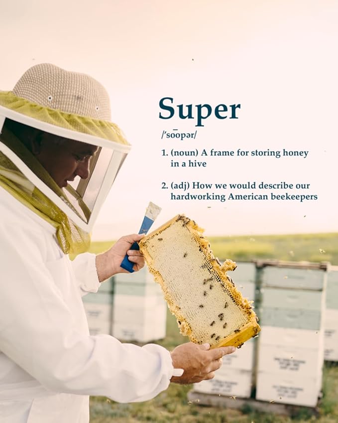 Local Hive Raw &amp Unfiltered Honey 3-Flavor Variety Pack – Clover Wildflower &amp Orange Blossom (16 oz Each) | 100% Pure U.S. Honey | Premium American Floral Blend Collection