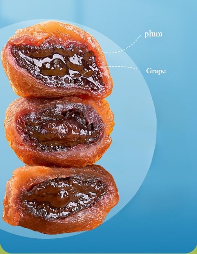 【 Soft Glutinous Sweet and Sour 】 Seedless Grape Dried Plums 500g/Can Instant Dried Fruit Candied Snacks Healthy Snacks Casual Snacks Afternoon Tea Desserts Pure Leisure Food (1 Can)