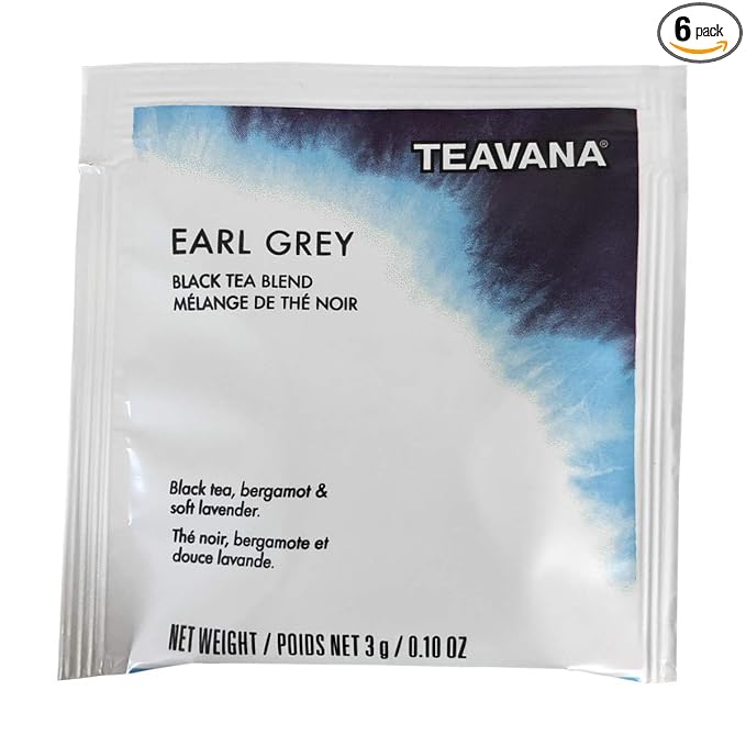 Starbucks Teavana Tea Sachets (Earl Grey Pack of 6 Sachets)