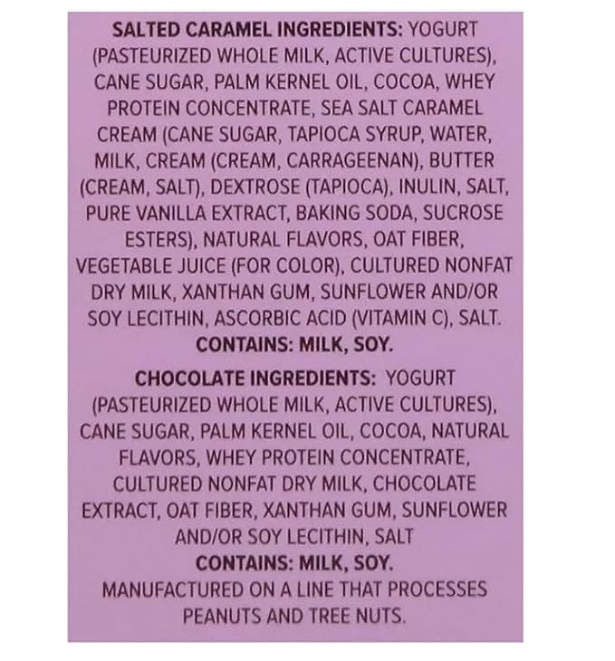 Greek Chocolate and Salted Caramel Yogurt Mini Bars 24 pk./0.78 oz.