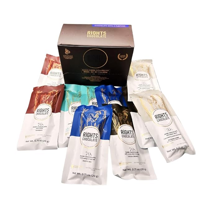 “Ecuadorian Dark Chocolate Variety Pack – Gourmet &amp Sugar-Free Mini Bars (10 x 20g) – Fine Aroma Cacao”
