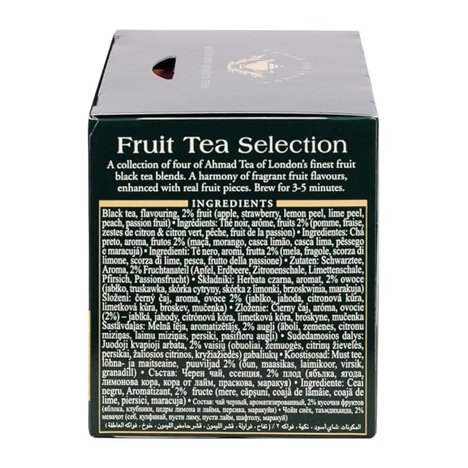 Ahmad Tea Fruit Tea Selection 20-Count (Pack of 6)