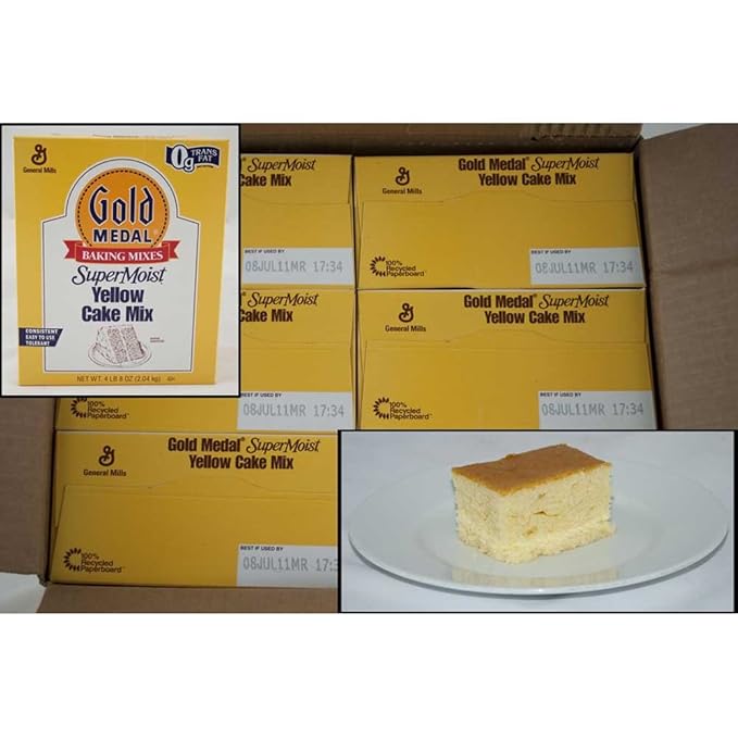 Supermoist Yellow Cake Mixes 6 Case 4.5 Pound