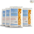 DeLallo Penne Rigate Pasta 1 Pound Bag 4 Pack Made in Italy Cooks in 11 Minutes Made with Durum Wheat Semolina Flour Non-GMO