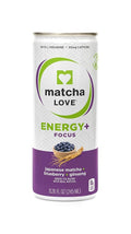 Matcha Love Energy+ Focus Japanese Matcha + Blueberry &amp Ginseng Tea Blend 8.28 Fl Oz Pack Of 12