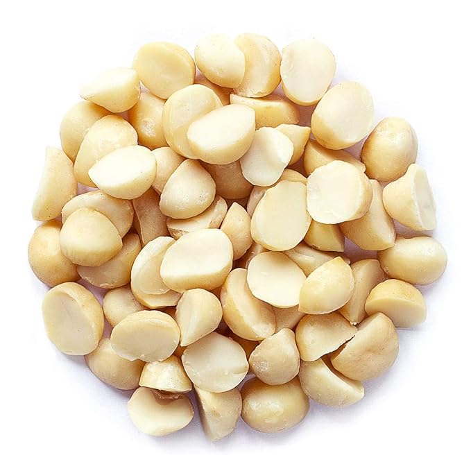 Food to Live Organic Macadamia Nut Halves &amp Pieces 2 Pounds – Non-GMO Raw Shelled Unsalted Kosher Vegan Bulk. Keto Snack. Good Source of Healthy Fats. Great as Topping for Yogurt Cereal.