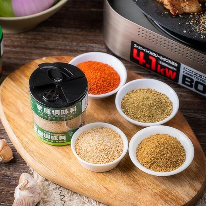 Chinese food Barbecue rub 烧烤撒料 调味料63g*2盒 孜然粉 芝麻盐 辣椒粉 烧烤粉