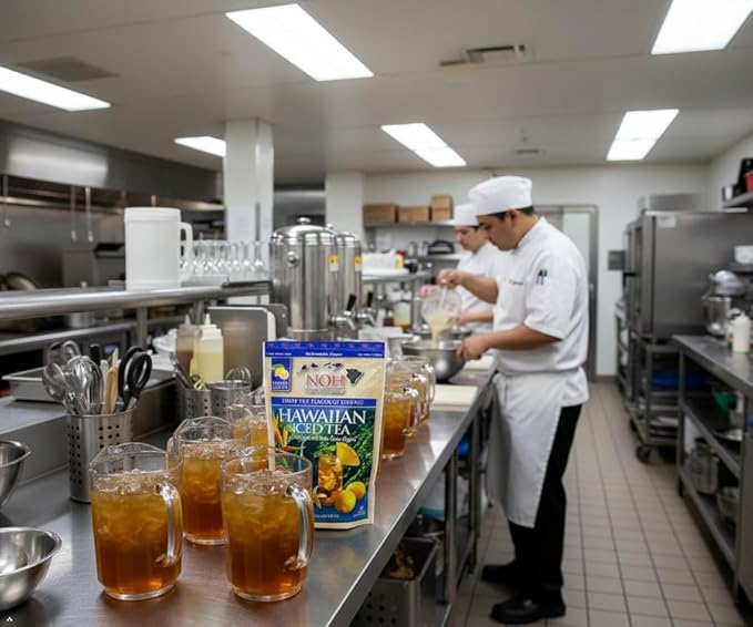 NOH Foods of Hawaii Sweet Tea Mix - 48oz (3lb) Zipper Bag | Just Add Water for Hawaii's Favorite Refreshment | Classic Luau Beverage Blend - Paradise in a Glass
