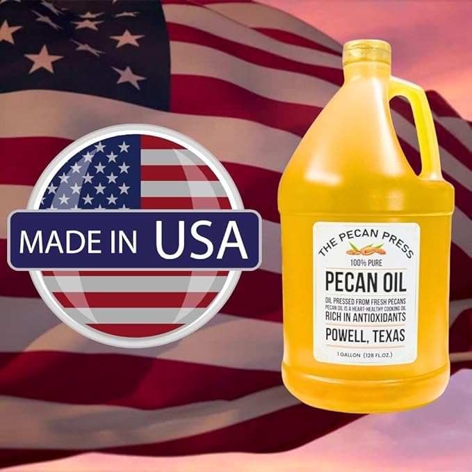 Pure Pecan Oil 2 Pack 1 Gallon Each Premium Cooking Oil Vegetable Oil Substitute