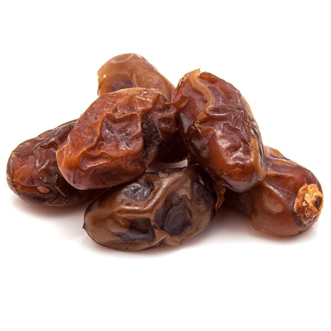 Organic Halawi Dates Whole Amber Snacking &amp Baking 15 lb Bulk Vegan Gluten-Free Non-GMO California Grown