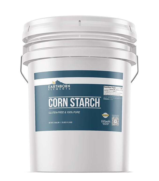 Earthborn Elements Corn Starch (5 Gallon) Thickener For Sauces Soup &amp Gravy