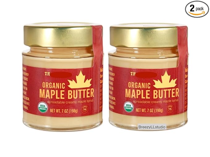 Organic Maple Butter trader joe 7 oz each bottle Pack of 2