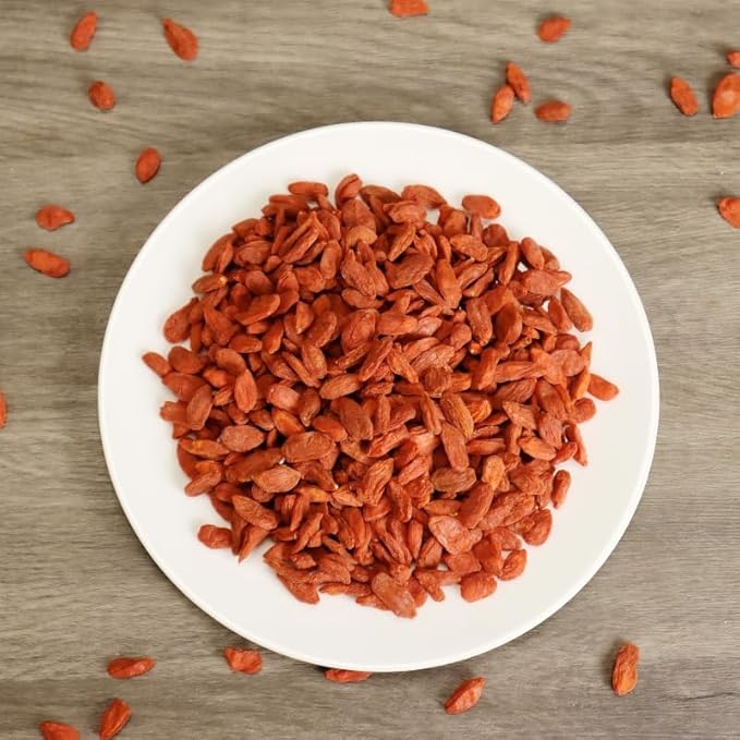 Royal Seafood USA Premium Antioxidant Goji Berries Healthy food For tea &amp soup Pack in USA 九龍堂 宁夏枸杞王 枸杞 泡茶 煮汤 养生 (16oz)