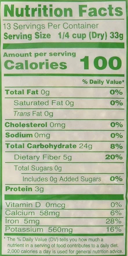 Gefen Premium Quality Pearled Barley 1lb (6 Pack) Product of The USA