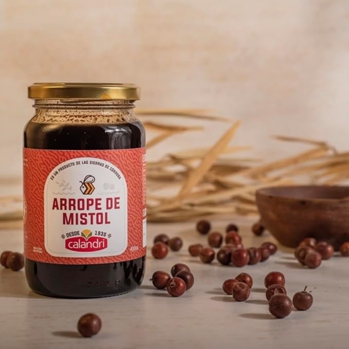 Calandri Arrope – 100% Natural Argentine Syrup Made from Native Fruits and Honey (430g / 0.94lb) (Mistol)