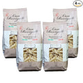 Casa Rovigatti Premium Italian Penne Pasta Bronze 100% Durum Wheat Semolina Artisanal 17.64 oz 4 Pack