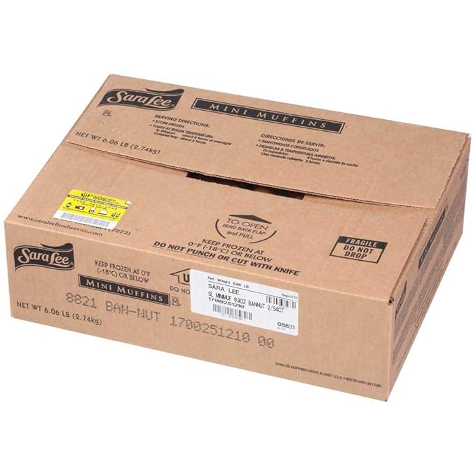 Chef Pierre Mini Banana Nut Muffin 0.9 Ounce -- 108 per case.