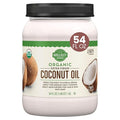 Wellsley Farms Organic Extra Virgin Coconut Oil - Unrefined 100% Pure &amp Natural - Vegan Non-GMO Gluten-Free and Keto-Friendly Cooking Coconut Oil - Ideal for Skin Care &amp Hair Care - 54 oz (