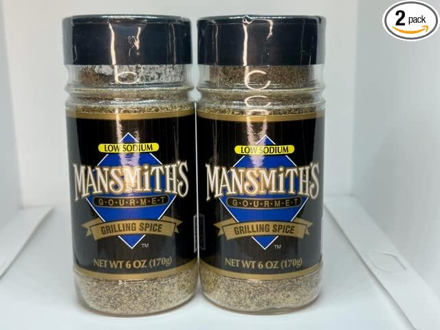 Mansmith's Low Sodium Grilling Spice 6 oz. twin pack