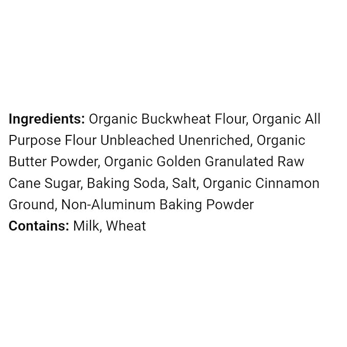 War Eagle Mill Organic Buckwheat Pancake &amp Waffle Mix 22 oz Bag (2 Pack)