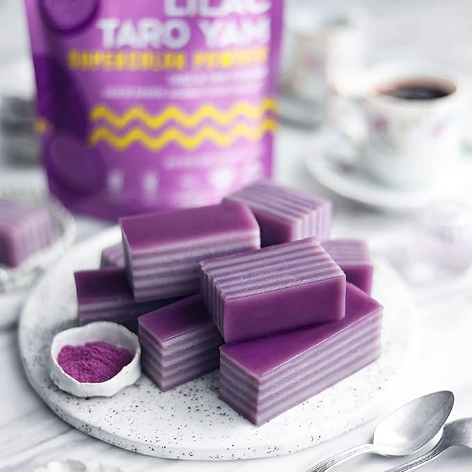 Suncore Foods Lilac Taro Yam Powder Light Purple Food Coloring Powder Gluten-Free Non-GMO 5oz 1 Pack