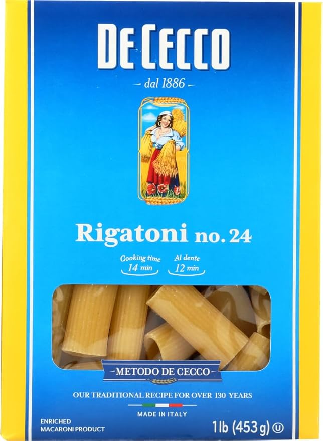 De Cecco Pasta Rigatoni No. 24 16 oz