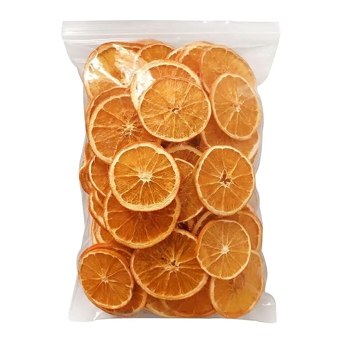 Dehydrated Orange Slices10.58oz / 300g Dried Orange Slices Sugar Free Natural Fruit for Cocktails/Cakes/Crafts/Old Fashioned Citrus Garnish Garland Candied Mandarin Decoration Wheels Bulk
