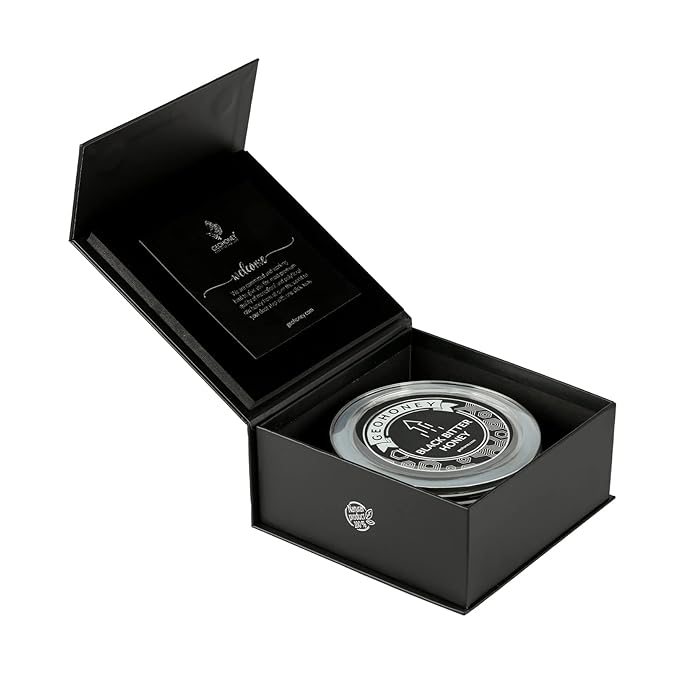 Geohoney Premium Black Bitter Oak Honey - 450 Gram - Unique Taste &amp Natural Goodness