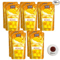 Korean Covenience Store Drink Pouch Sampler Set - 5 PACK 10 PACK (grape strawberry blue lemonade peach ice tea shine muscat) + dalgaru yakgwa mirror (MANGO 10 PACK)