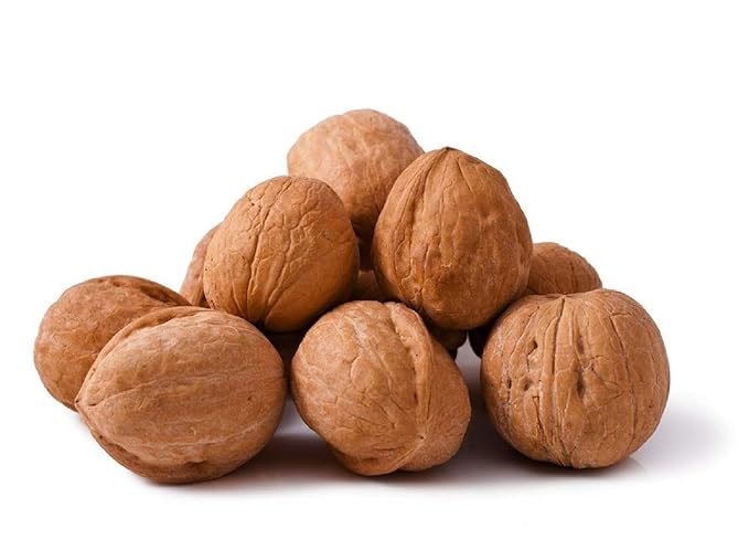 In Shell Walnuts (2 Lbs.) - Large Natural California Walnuts - Great Source of Omega 3 - Fresh New Crop - Bursting with Flavor - Farm Fresh Nuts Brand