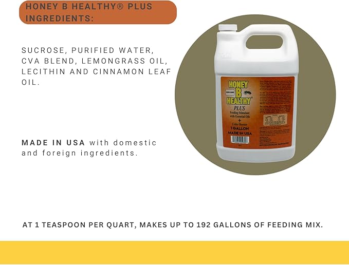 Plus 1 Gallon Jug Feeding Stimulant with Essential Oils + Cedar Booster