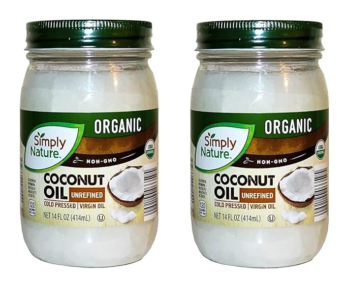 KETO Coconut Virgin Oil USDA Certified Cold Pressed UNREFINED - 2 Jars 14 oz each
