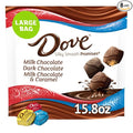 DOVE PROMISES Variety Pack Milk Chocolate &amp Dark Chocolate Candy Assortment Individually Wrapped 15.8 oz Bag (Pack of 8)