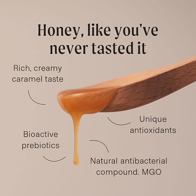 Manukora Raw Manuka Honey MGO 50+ 200+ and 600+ New Zealand Honey Non-GMO Traceable from Hive to Hand Daily Wellness and Immune Support - 250g (8.82 Oz)