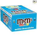 M&ampM'S Milk Chocolate MINIS Size Candy 1.77-Ounce Tube 24-Count