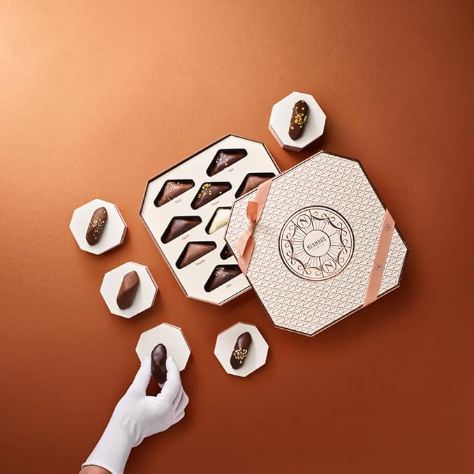 Neuhaus Belgian Chocolate Icon Collection Box – 22 Iconic Neuhaus Irresistibles Chocolates in Milk White and Dark Chocolate – Gourmet Chocolate Gift