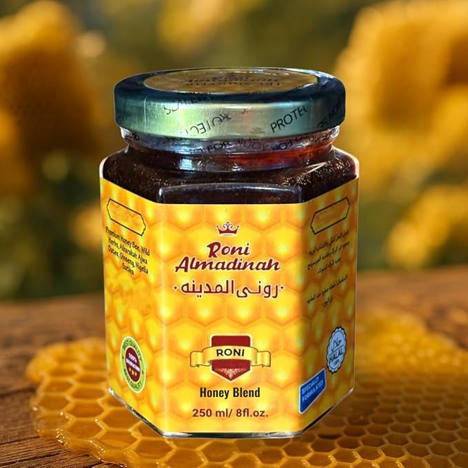 Roni Almadinah Extra Natural Honey Blend Flavor 8 oz/