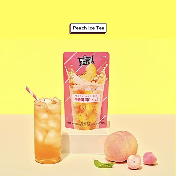 Korean Covenienve Store Drink Pouch Sampler Set - 5 PACK 10 PACK (mango watermelon blue lemonade peach ice tea shine muscat) + dalgaru yakgwa mirror (ADE 10 PACK)