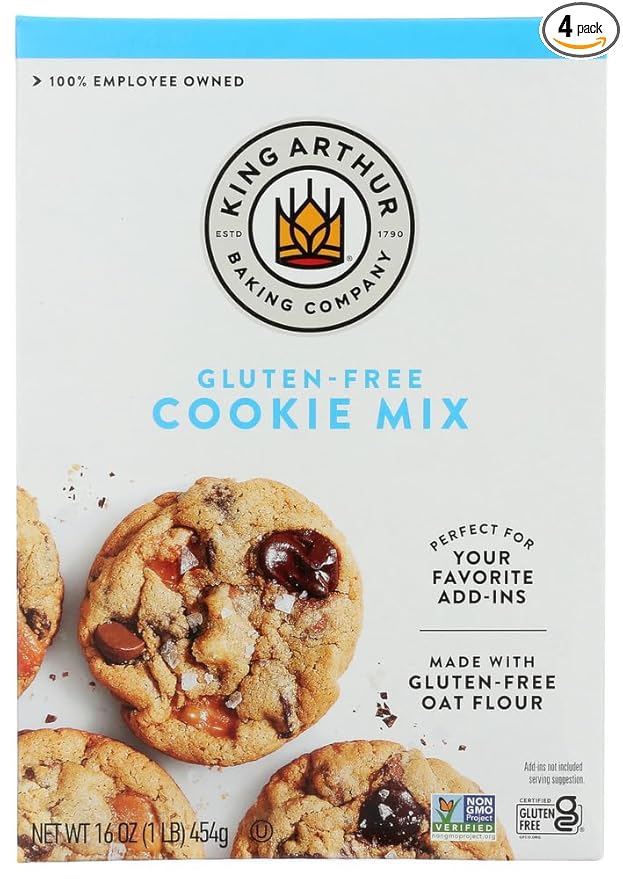 King Arthur Flour Gluten Free Cookie Mix Make It Special! 16 oz (4 Pack)