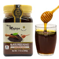 Black Seed Honey with Royal Jelly - Not Mixed with Oil or Powder - Gluten Free - Non GMO - Organic Honey - Immune Booster - 100% Natural Raw Honey (500g /17.6oz)