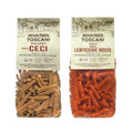 Antichi Poderi Toscani Pasta Duo - Red Lentil Fusilli &amp Chickpea Strozzapretti 8.8oz | Protein Rich High Fiber Imported from Italy