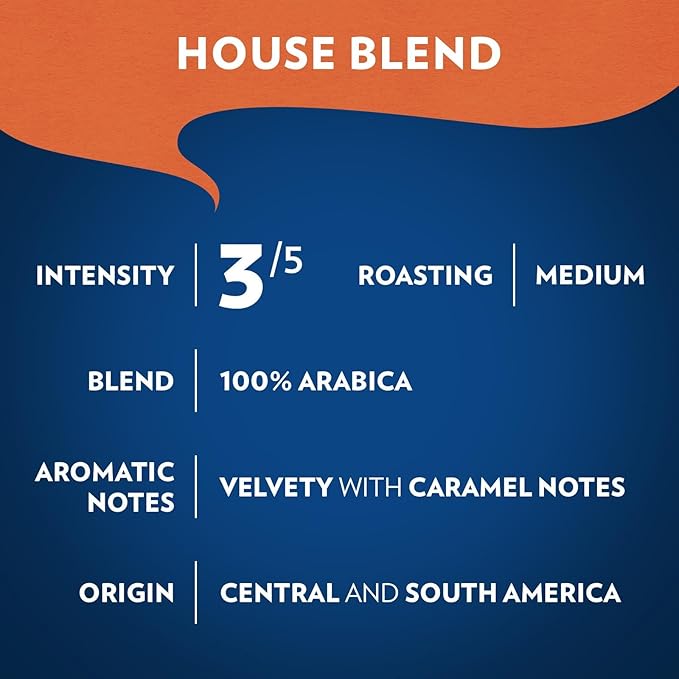 Lavazza House Blend Perfetto Ground Coffee 6 Bags of 12oz Medium Roast Full-bodied Intensity 3/5 100% Arabica Ideal for Drip Brewers (Pack of 6) - Package May Vary