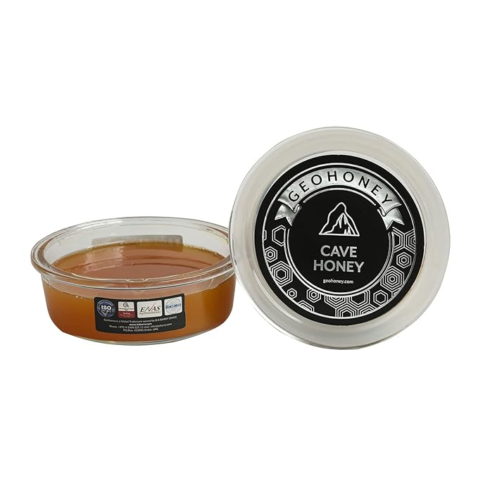 Geohoney Wild Flower Cave Honey 450 Gram - Premium Quality - Class A+++